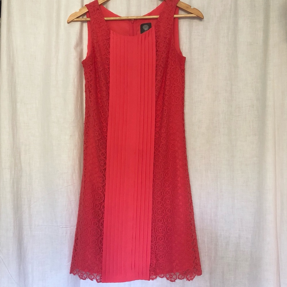 Vince Camuto Coral Lace Dress